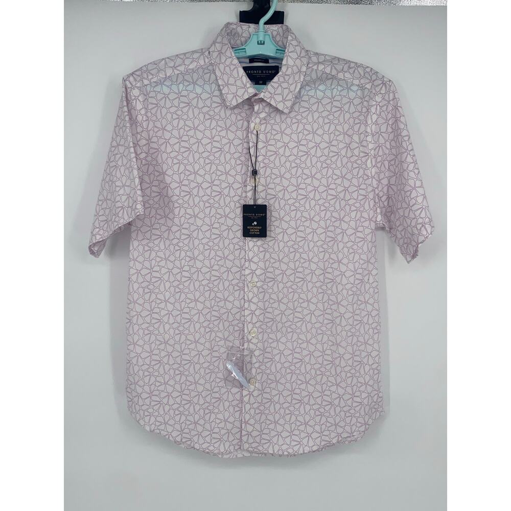 Pronto Uomo Mens NWT short sleeve Buttondown!